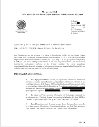 Documentos que vincularían a los