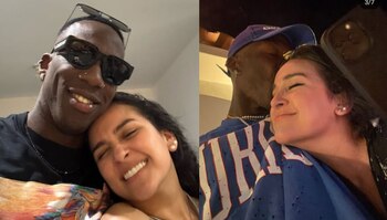 Luís Advíncula y Daniela Darcourt