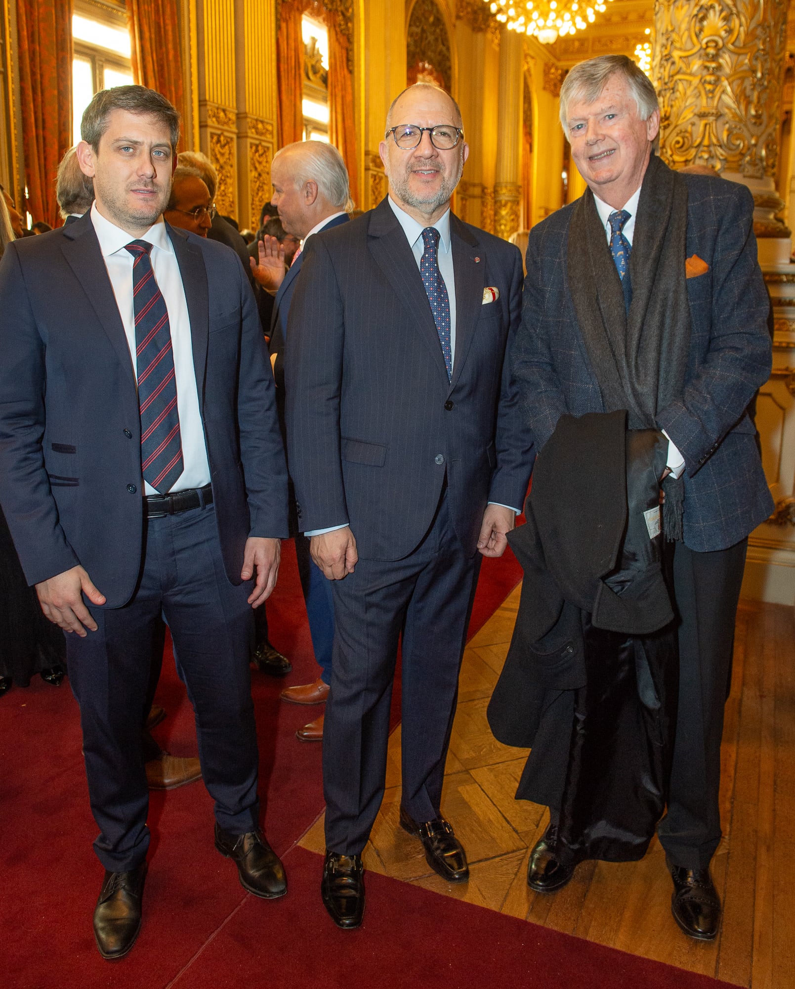 Juan Ignacio Colombo, Fabián Perechodnik y Guillermo Stanley