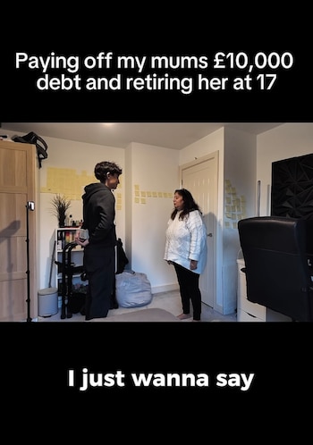 Un joven da una sorpresa