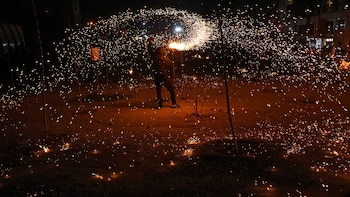 El ruido de los petardos