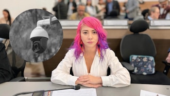 Quena Ribadeneira advirtió que la red de videovigilancia de Bogotá resulta insuficiente para una ciudad de cerca de 7,9 millones de habitantes - crédito Quena Ribadeneira/Concejo de Bogotá