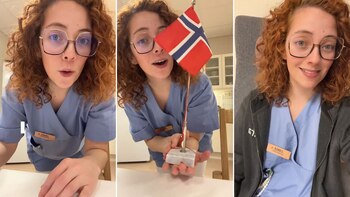 Una enfermera española compartió en