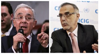 En imágenes, el expresidente Álvaro