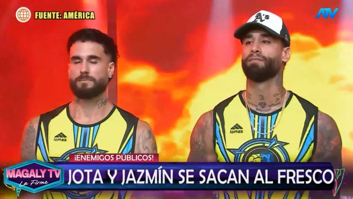 J. Benz minimiza trabajo de Jazmín Pinedo y ella responde furiosa: “Cuando quiero soltar mi veneno, lo suelto”. Captura: Magaly TV La Firme.