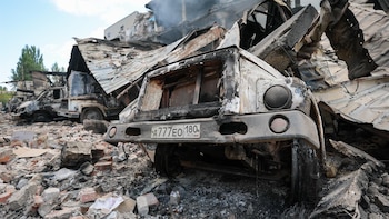 Al menos once heridos, incluidos dos niños, a causa de un ataque ucraniano contra un autobús en Donetsk