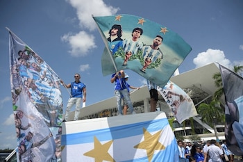 Copa América 2024 - Argentina Colombia - Se abrieron las puertas del estadio y comenzaron a entrar los hinchas
