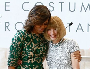 Michelle Obama junto a Anna