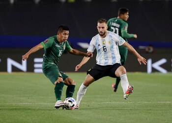 Germán Pezzella en la marca