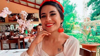 La cantante Jazmín Zárate fue