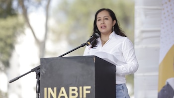 Edith Pariona informa que casi 100 mil menores reciben subsidio por orfandad. (Foto: INABIF)