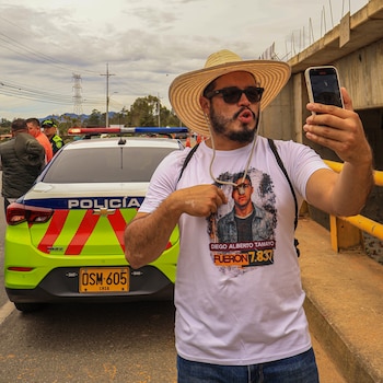 Hernán Muriel afirmó que la intervención se realizó en la vía pública y en todo momento fue coordinada con las autoridades - crédito Hernán Muriel/X