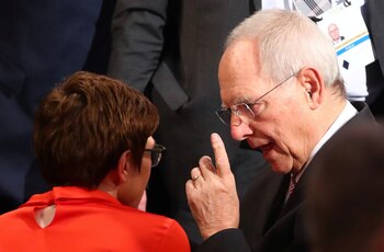 La Ministra de Defensa alemana,