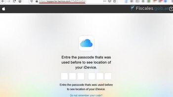 El sitio web que aparentaba