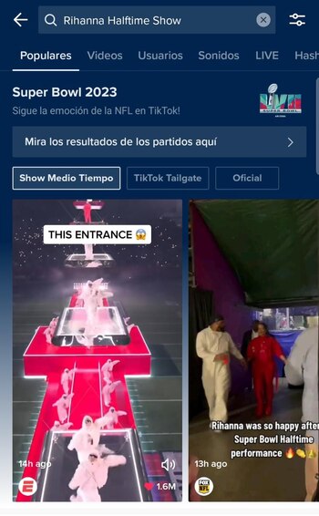 Sección especial de TikTok muestra