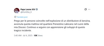 El mensaje del papa León