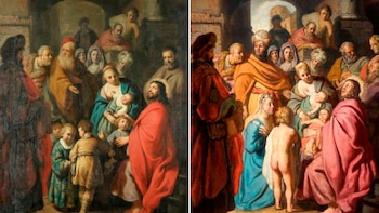 Un Rembrandt restaurado destapa un guiño familiar antes de su subasta