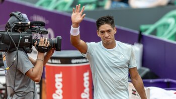 Sebastián Báez ganó en su