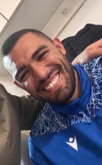 Álvaro Montero con la indumentaria