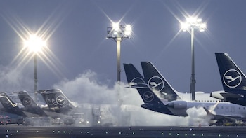 El aeropuerto de Fránkfurt cancela