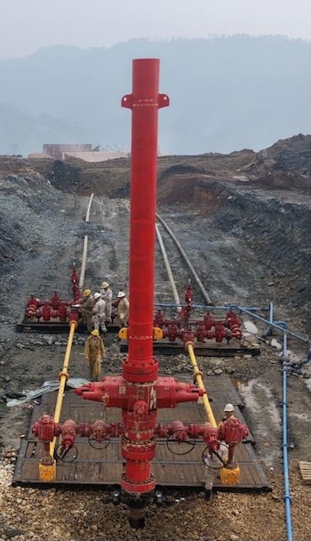 Pemex enfoca esfuerzos en saneamiento y reparación de daños tras cerrar el Pozo Krem-1. (Pemex)