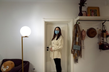 Vigor Liu en su casa