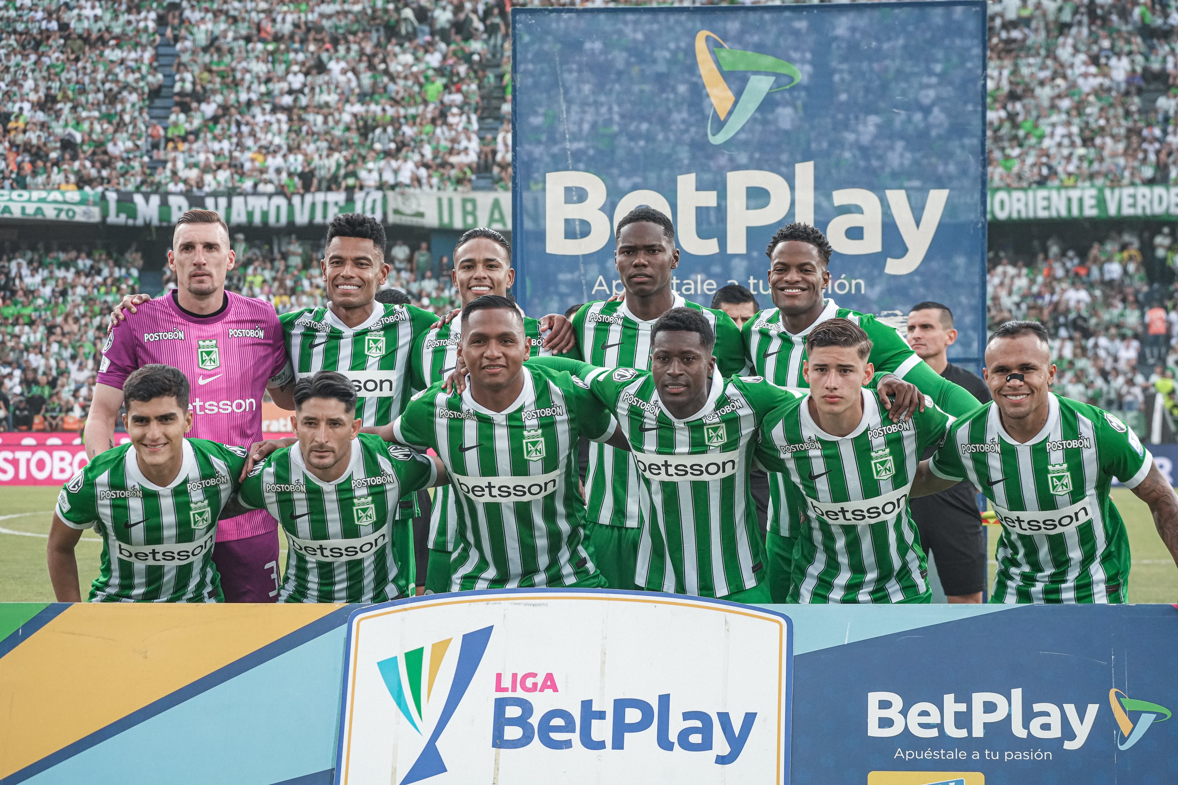 Este fue el equipo titular de Atlético Nacional que venció 2-0 a Águilas Doradas en la décima fecha de la Liga BetPlay 2026-II - crédito Atlético Nacional