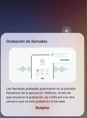 La grabación de llamadas en Android depende unicamente del fabricante.