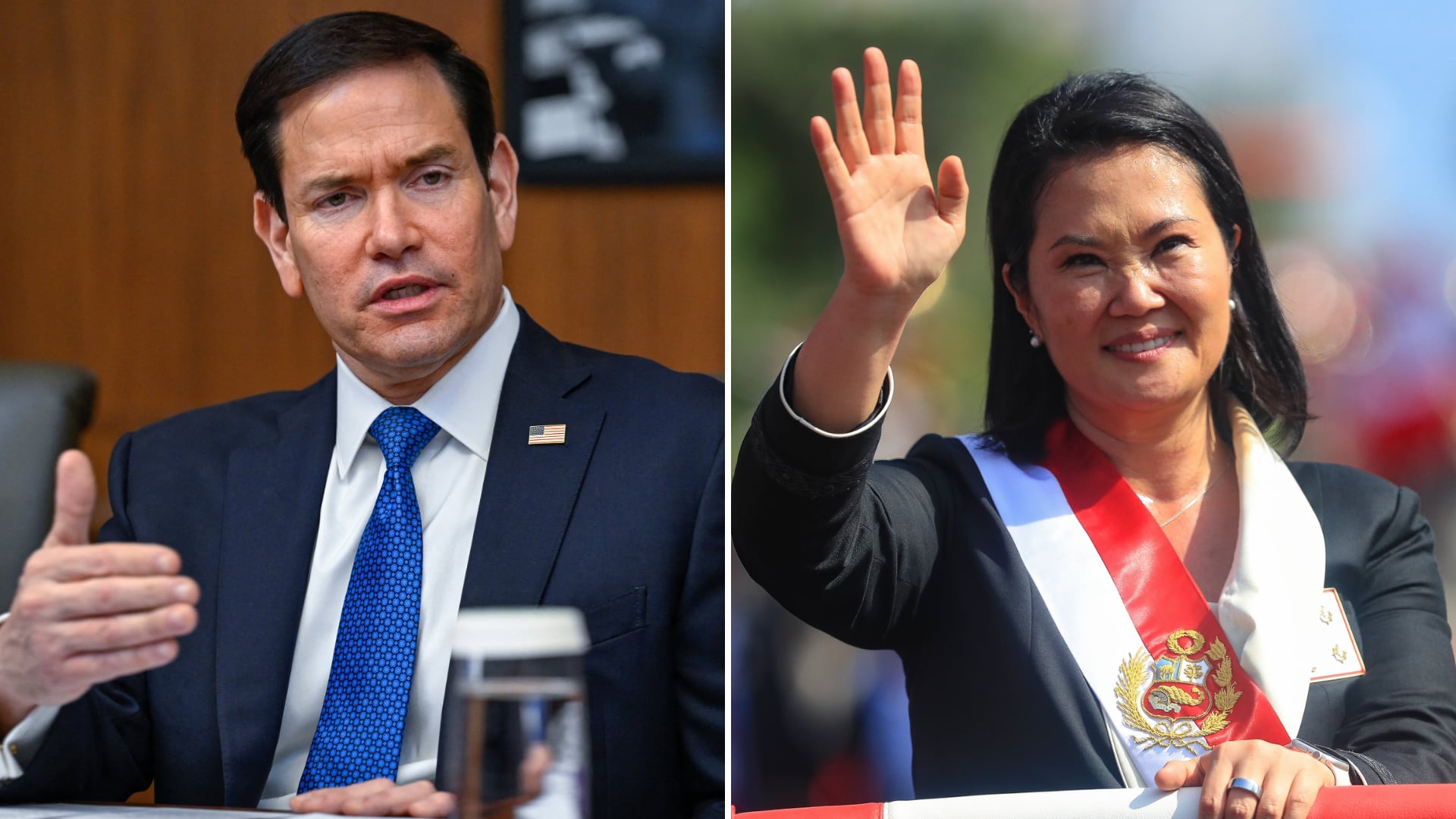 Marco Rubio, secretario de Estado de EE. UU., llamó a Keiko Fujimori para felicitarla por asumir la Presidencia del Perú