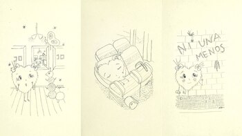 Son obras en pequeño formato,