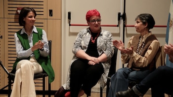 Elina Carullo, Rosana Fuertes y