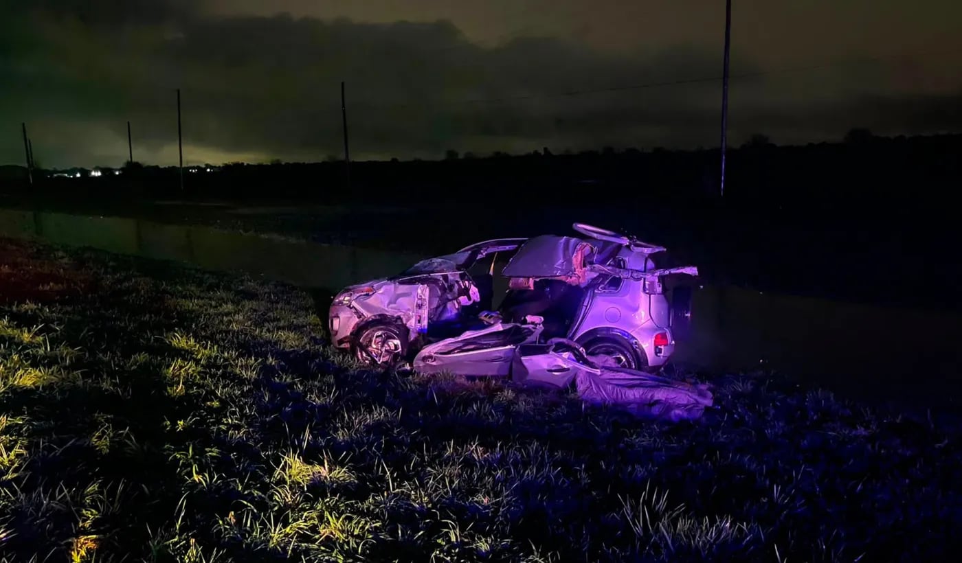 Murió un hombre y un joven fue internado en grave estado tras un violento accidente sobre la Ruta 2 en La Plata