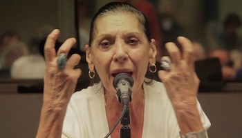 Betty Elizalde en el homenaje