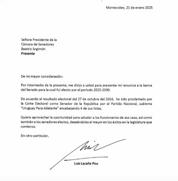 El presidente de Luis Lacalle