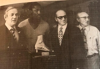 Eduardo Bakchellian, con Pepe Peña,