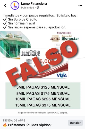 Alerta del Banco del Bienestar: