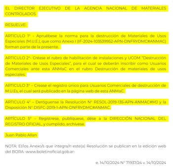 Destrucción chalecos antibala