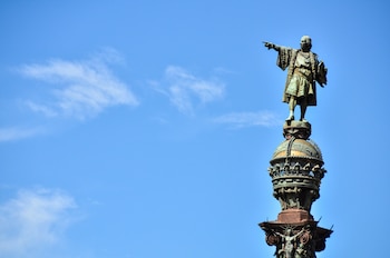 Estatua de Colón en Barcelona