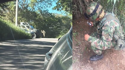 Ejército frustró atentado en el Huila: desactivó cilindro bomba de alta letalidad