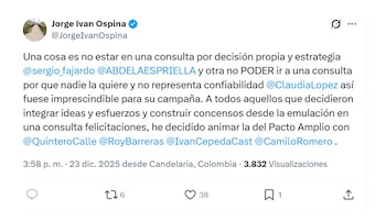 Con este mensaje, el exalcalde