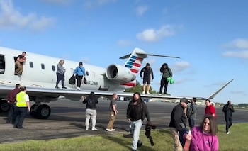 Las personas a bordo de