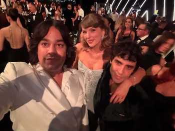 Carlos González, Taylor Swift y Javi Ambrossi (INSTAGRAM).