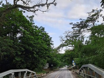 Así lucía el puente previó