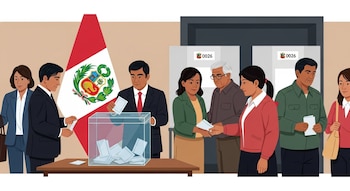 Votantes de diferentes edades y