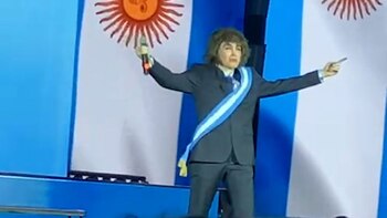 La imitación del presidente Javier