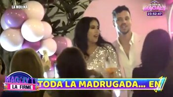 Melissa Paredes y Anthony Aranda