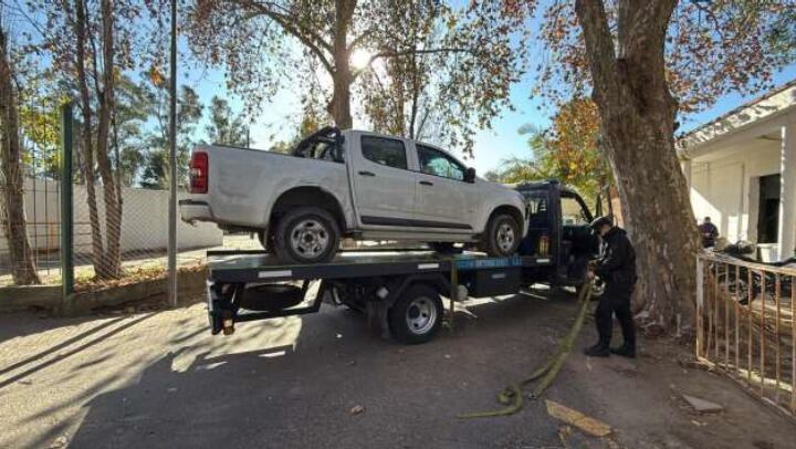 La camioneta usada en el escrache estaba asignada al MUnicipio de Quilmes