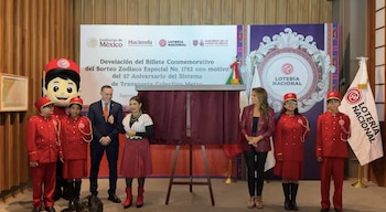 Brugada estuvo presente en el homenaje (captura de pantalla)