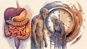 Cómo las moléculas intestinales abren vías para tratar el envejecimiento