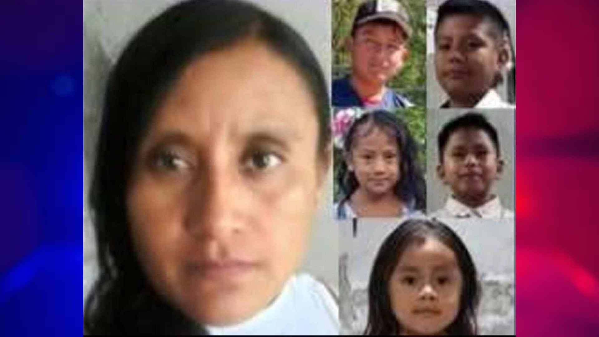 La madre se encuentra desaparecida junto a sus cinco hijos. Diseño: (Jesús Tovar Sosa/Infobae)